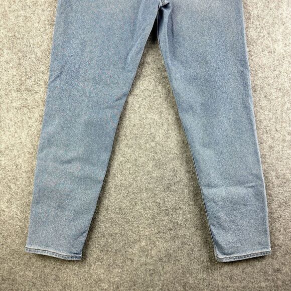 American Eagle Jeans Womens 4 Regular Blue Distressed Mom Medium Wash Denim - Picture 10 of 16